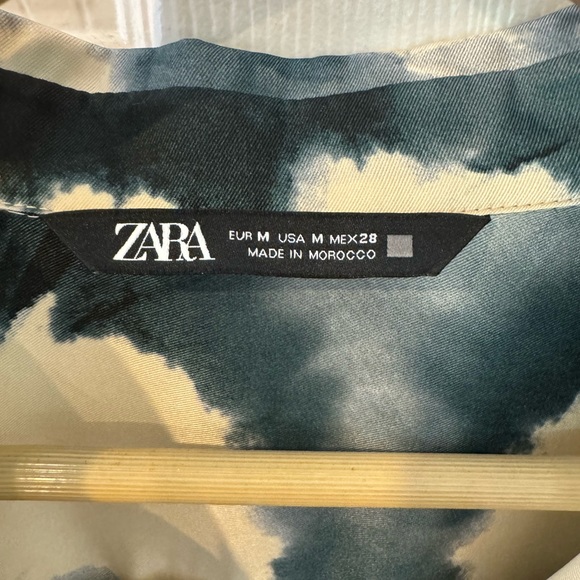 Zara silk print top - Picture 2 of 3